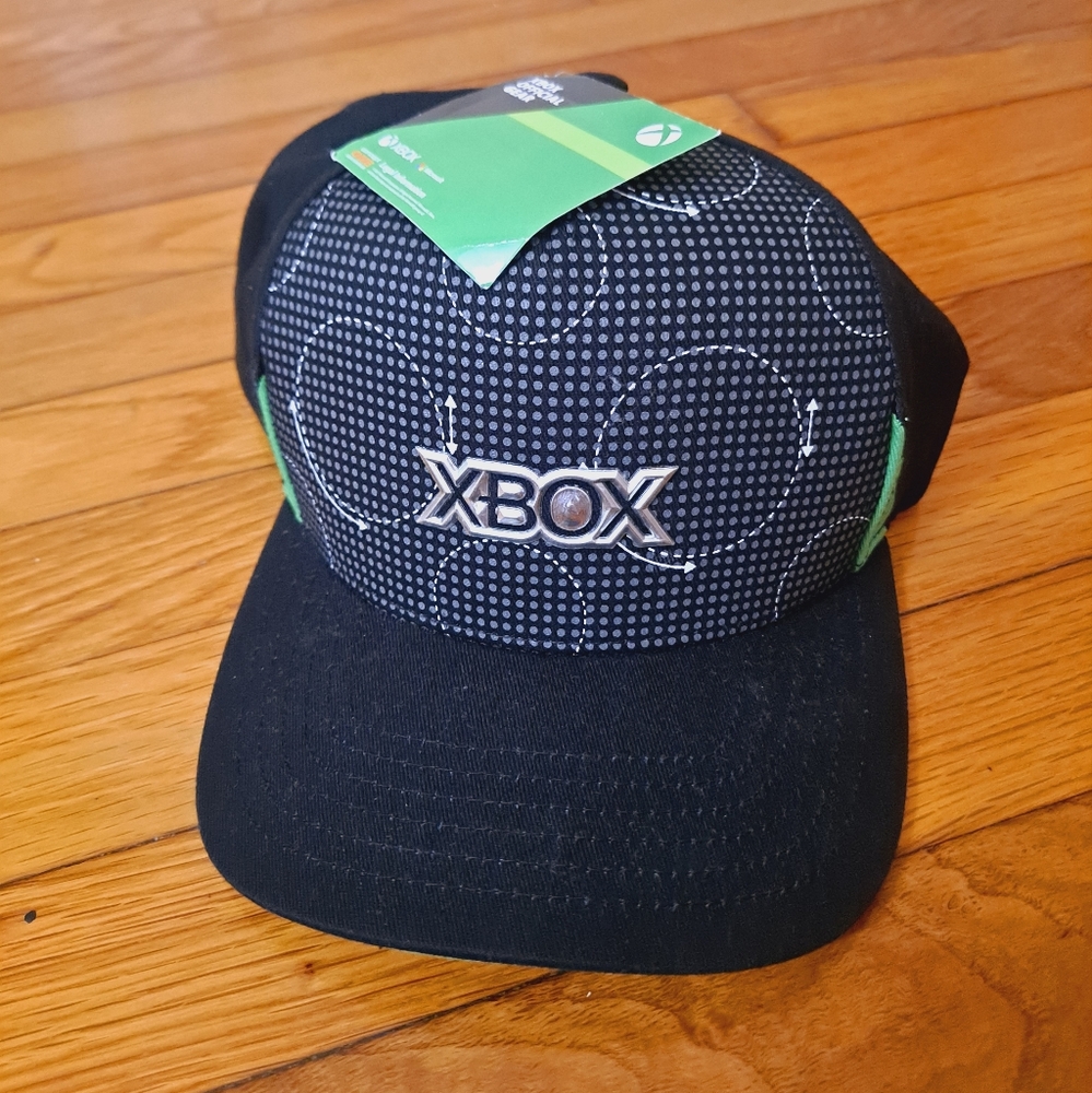Official Xbox Gear Snapback Hat Microsoft Cap NWT